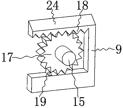 Labor-saving brick clamp device for building engineering