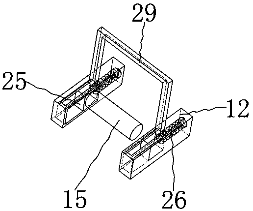 Labor-saving brick clamp device for building engineering