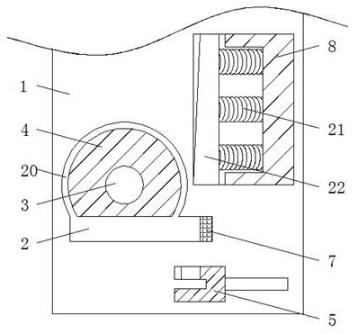 A kind of equipment for bending large luggage rack