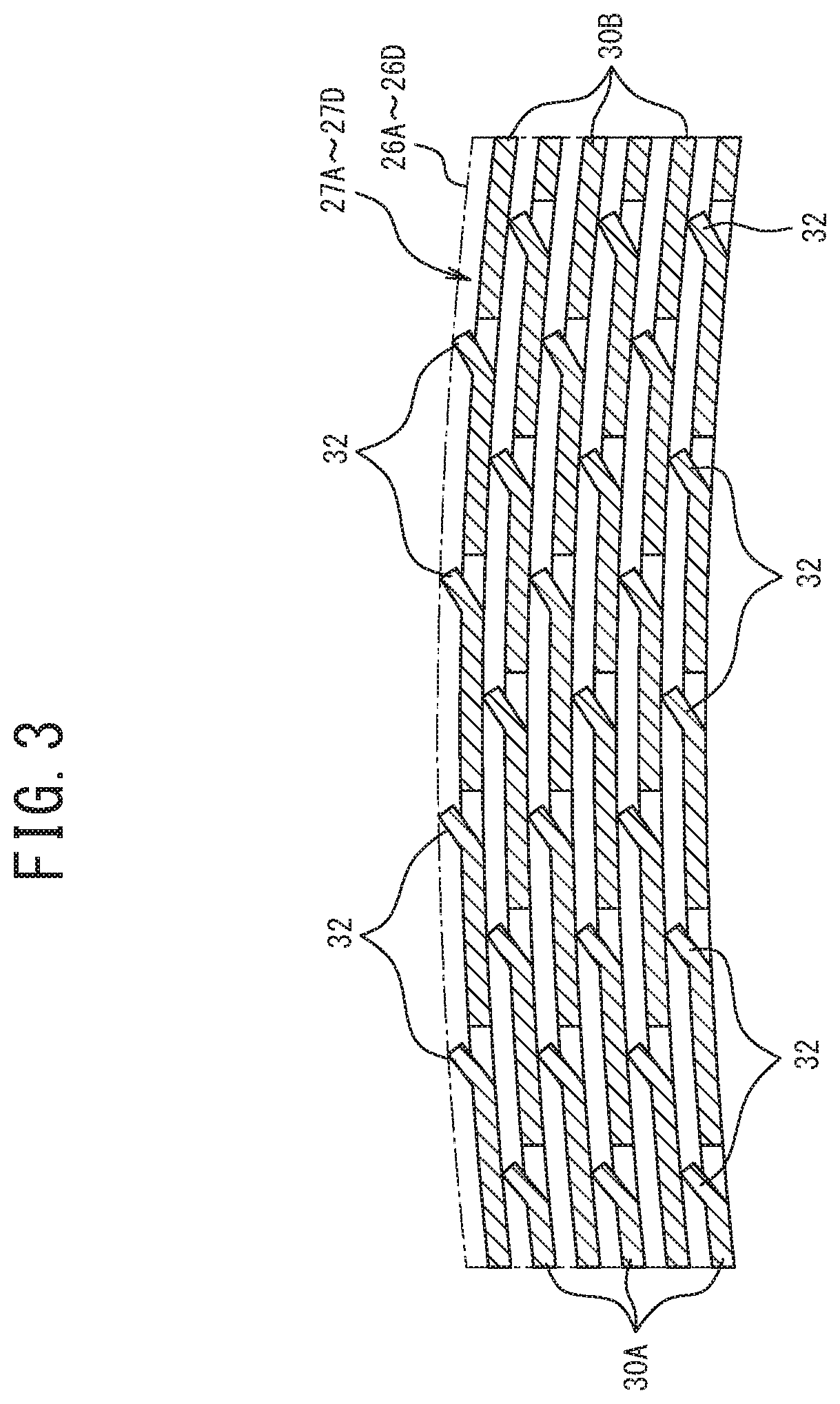 Plate-shaped magnetic work body and magnetic heat pump device using same