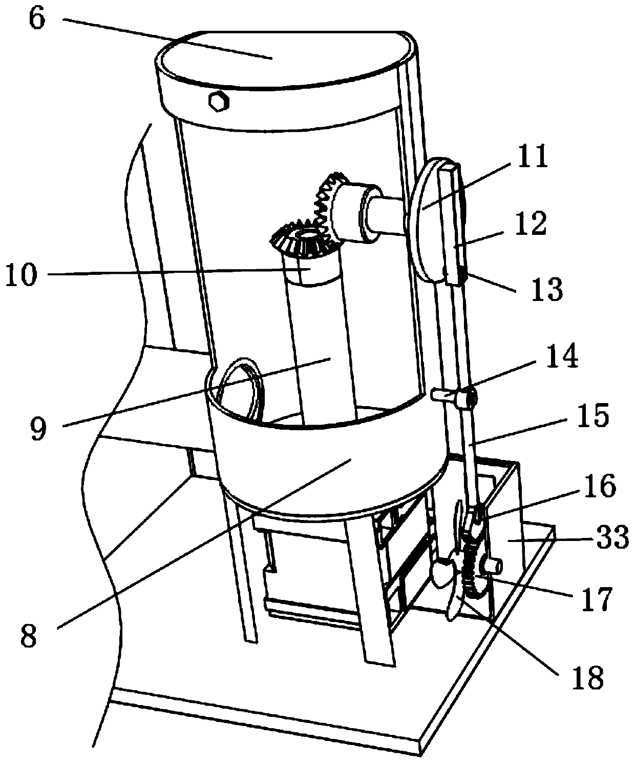 Household type water energy power generation device