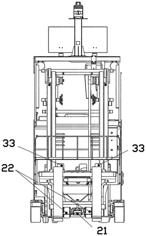 AGV forklift dispatching system, material transportation system and transportation method