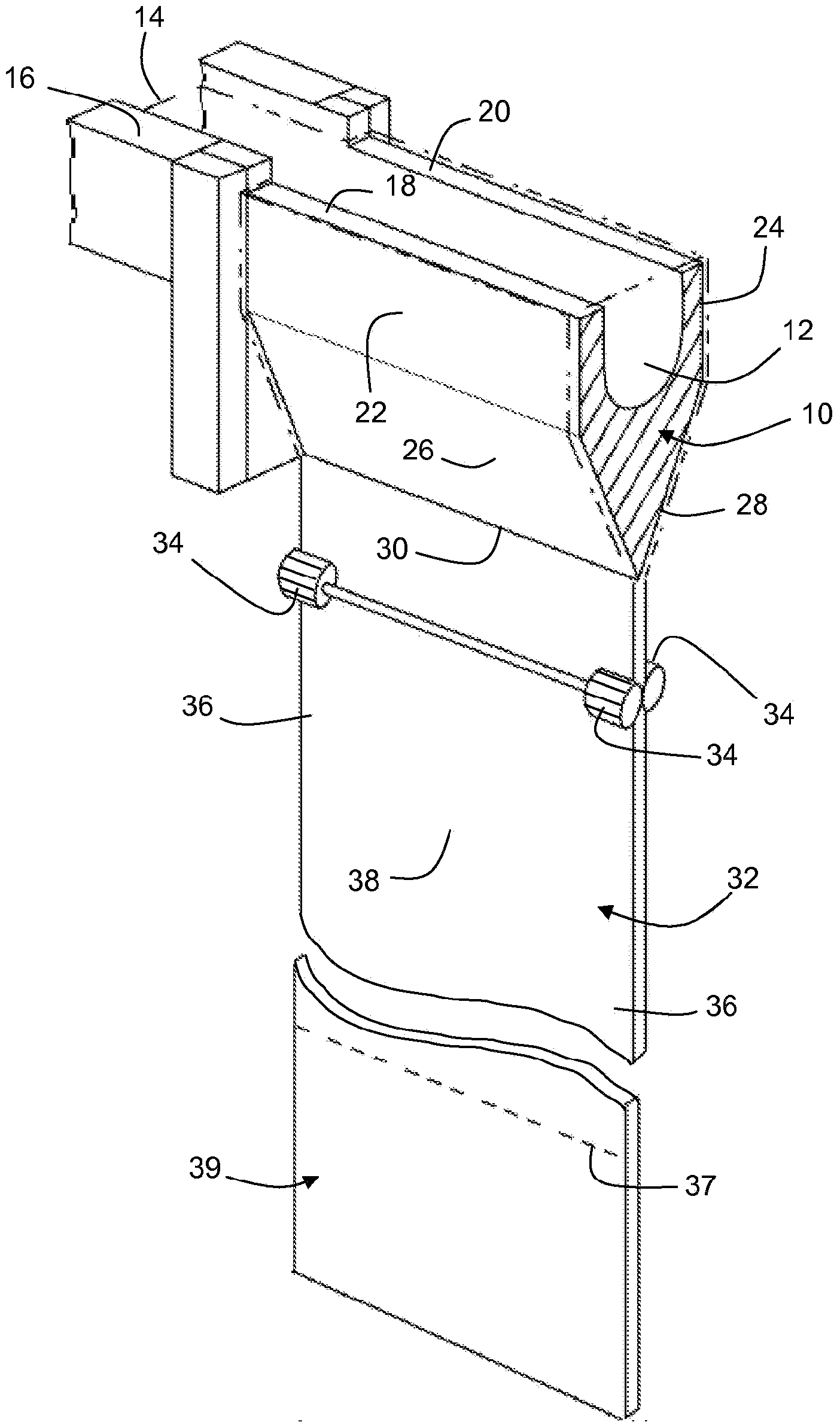 Apparatus for reducing radiative heat loss from a forming body in a glass forming process