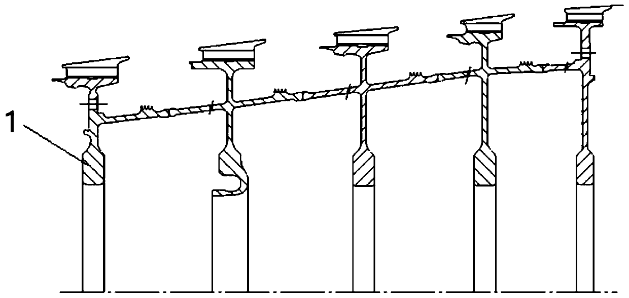 Machining and assembling method of interference rabbet matching rotary body assembly