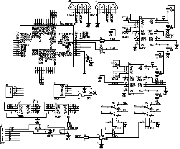 Digital electric bridge-based resistive touch screen additional control circuit and method