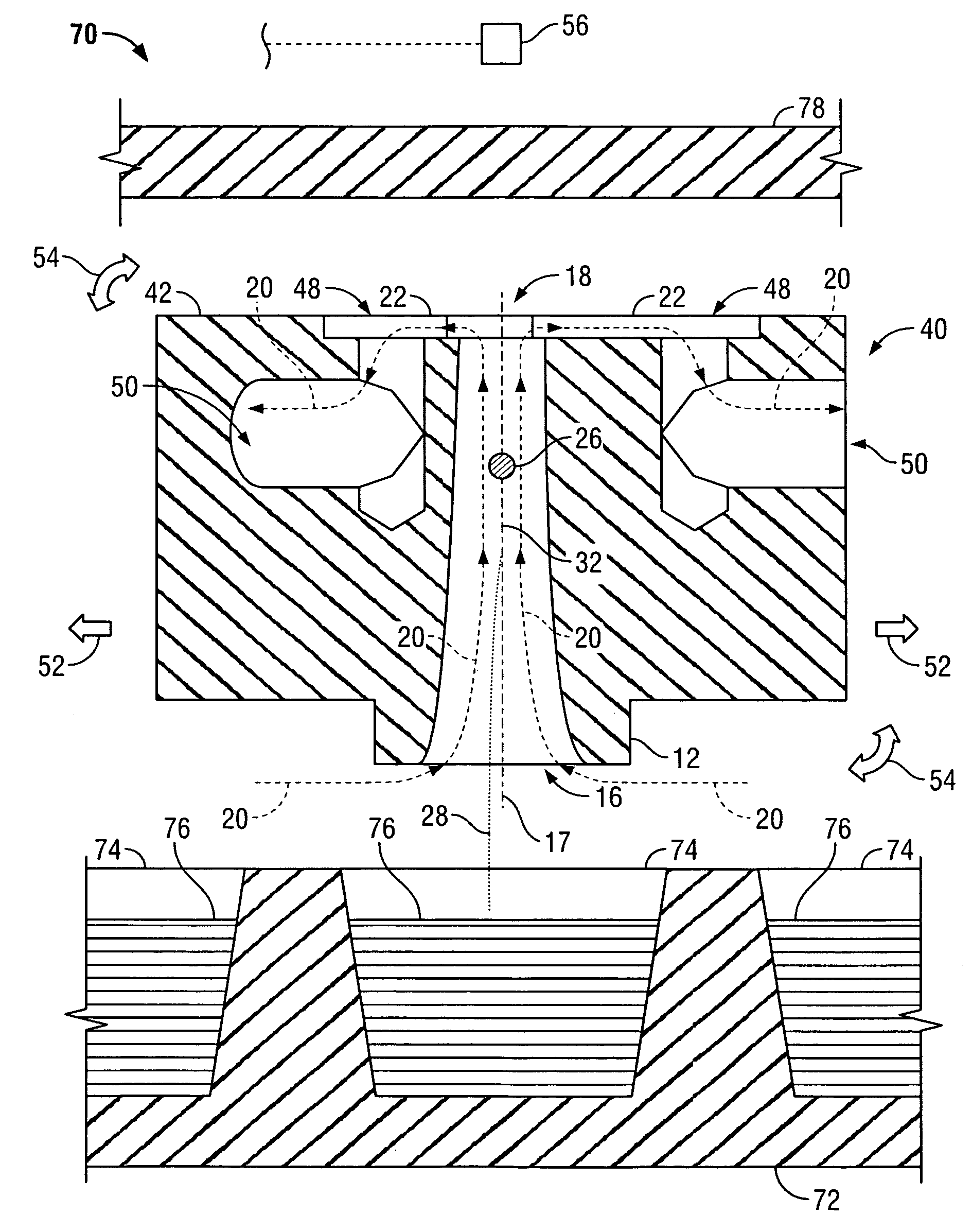 Apparatus and method for droplet steering