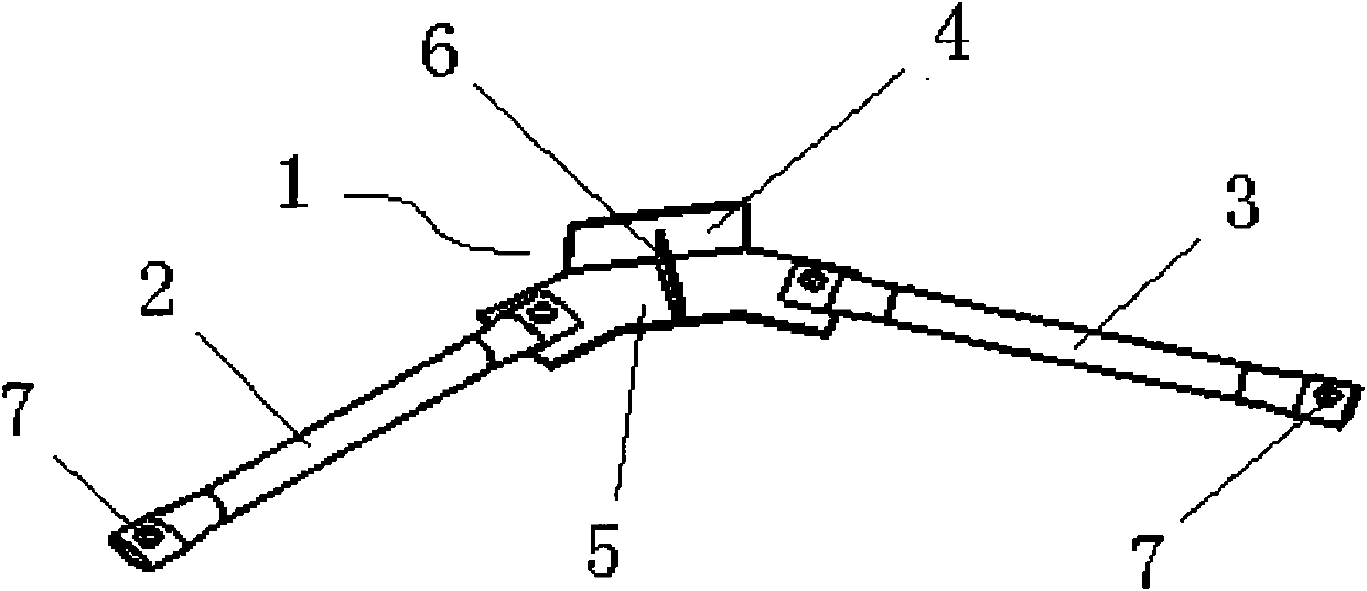 Support frame of automobile forecabin and automobile forecabin applying same