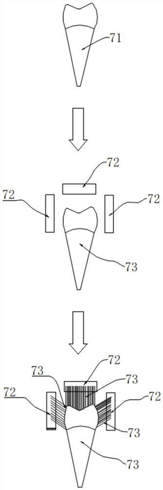 Full-mouth toothbrush digital cloud customization method and full-mouth toothbrush based on digital customization