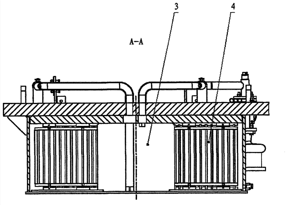 High-gradient internal circulation oil cooling iron remover