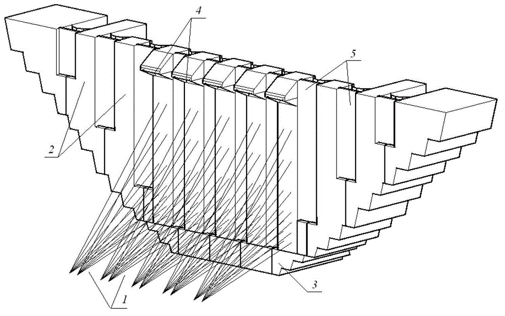 Dragline buttress steel dam