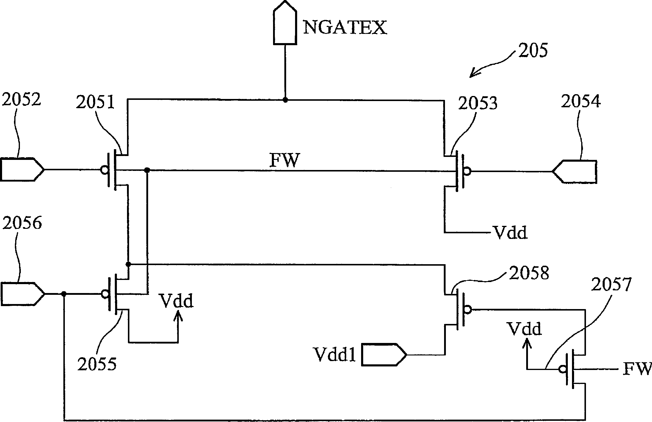 Switching module and high voltage tolerant I/O circuit