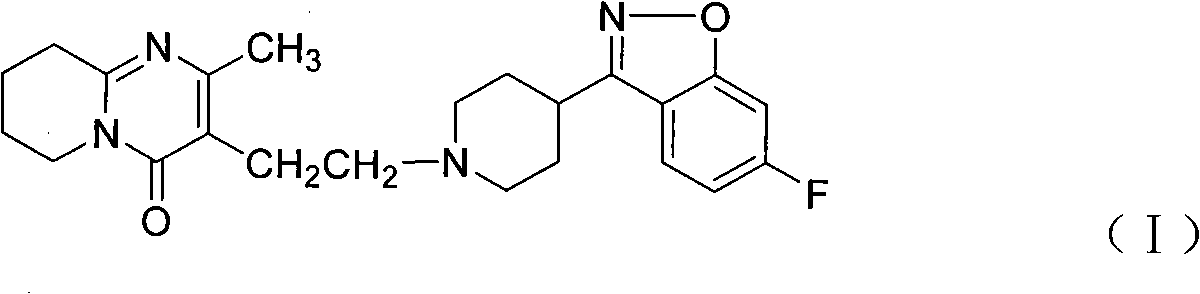 Method for preparing 6-fluoro-3-(4- piperidyl)-1,2-benzo isoxazole hydrochlorate