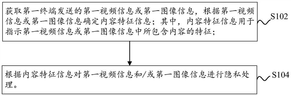 Privacy processing method and device, computer readable storage medium and electronic medium