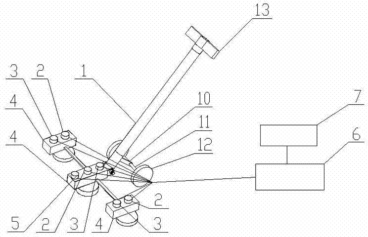 Portable type heat pipeline detection device