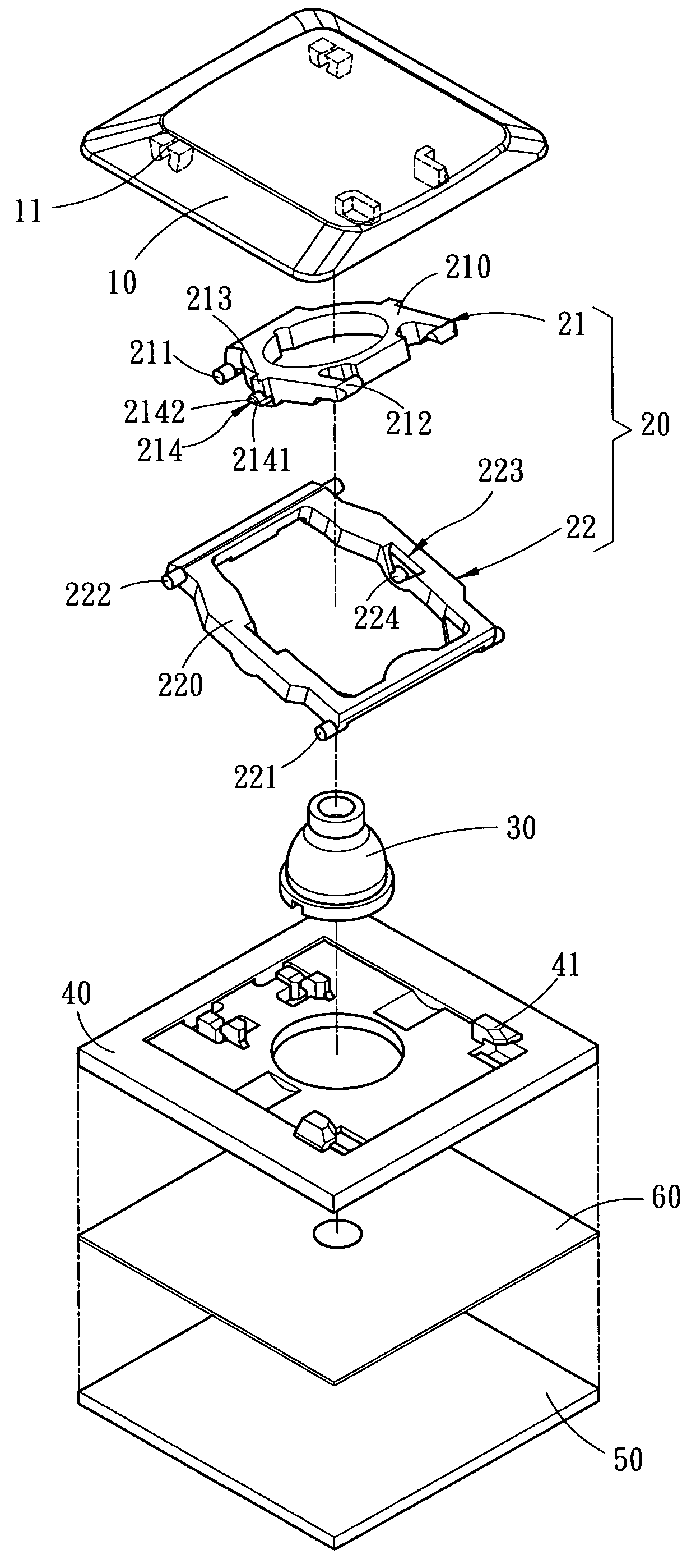 Pushbutton mechanism for keyboards