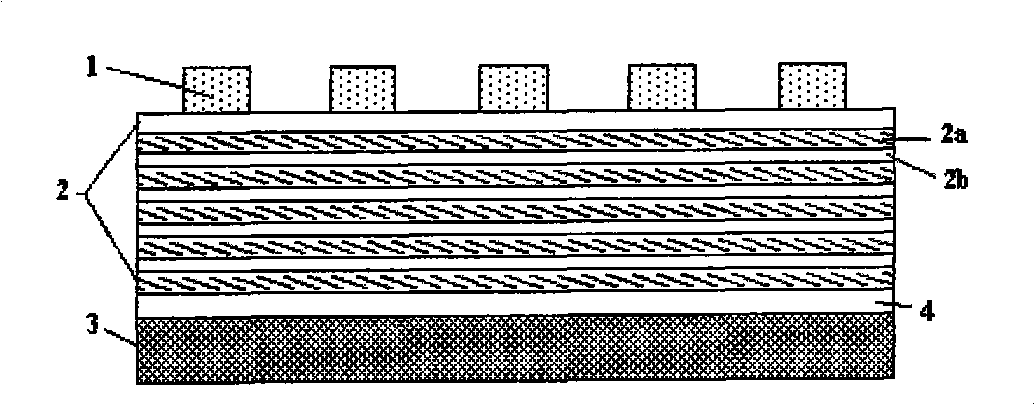 Light trapping structure for thin film solar cell