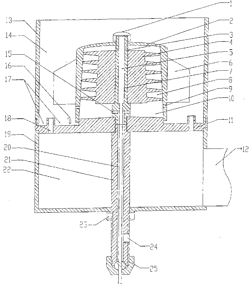 Special stove for liquid fuel