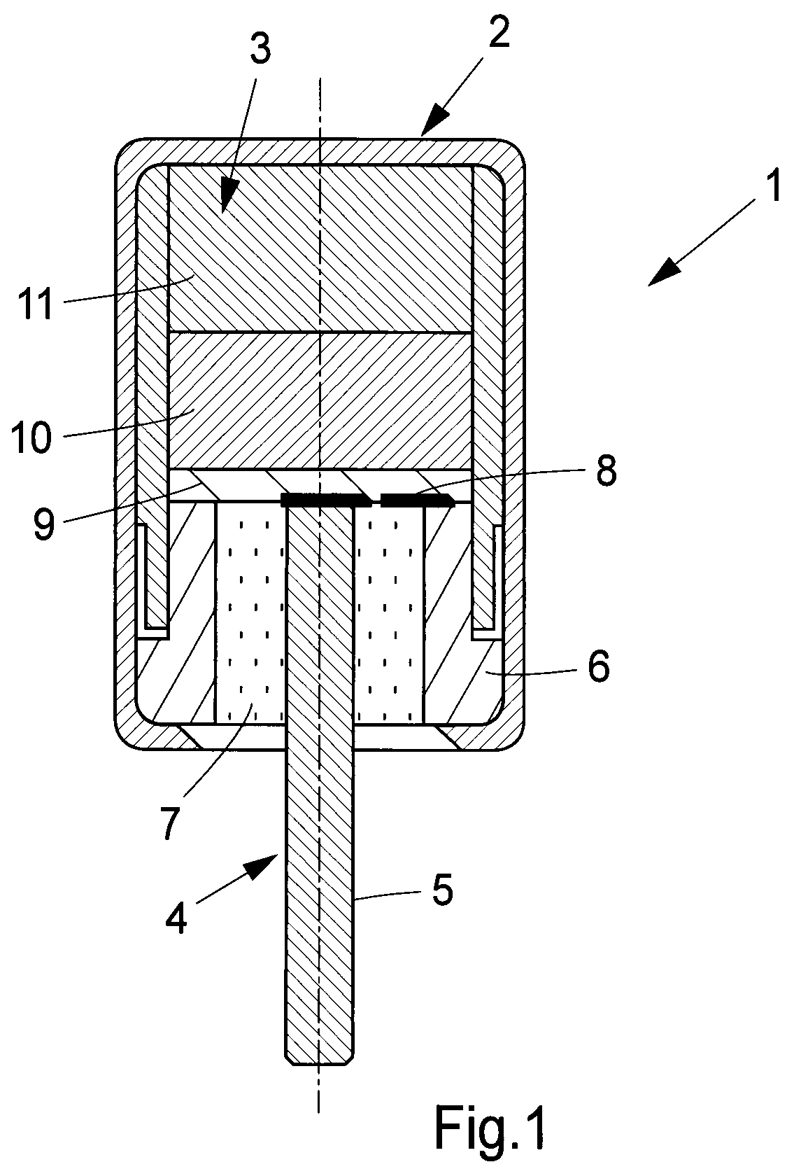 Electric detonator and method for producing an electric detonator