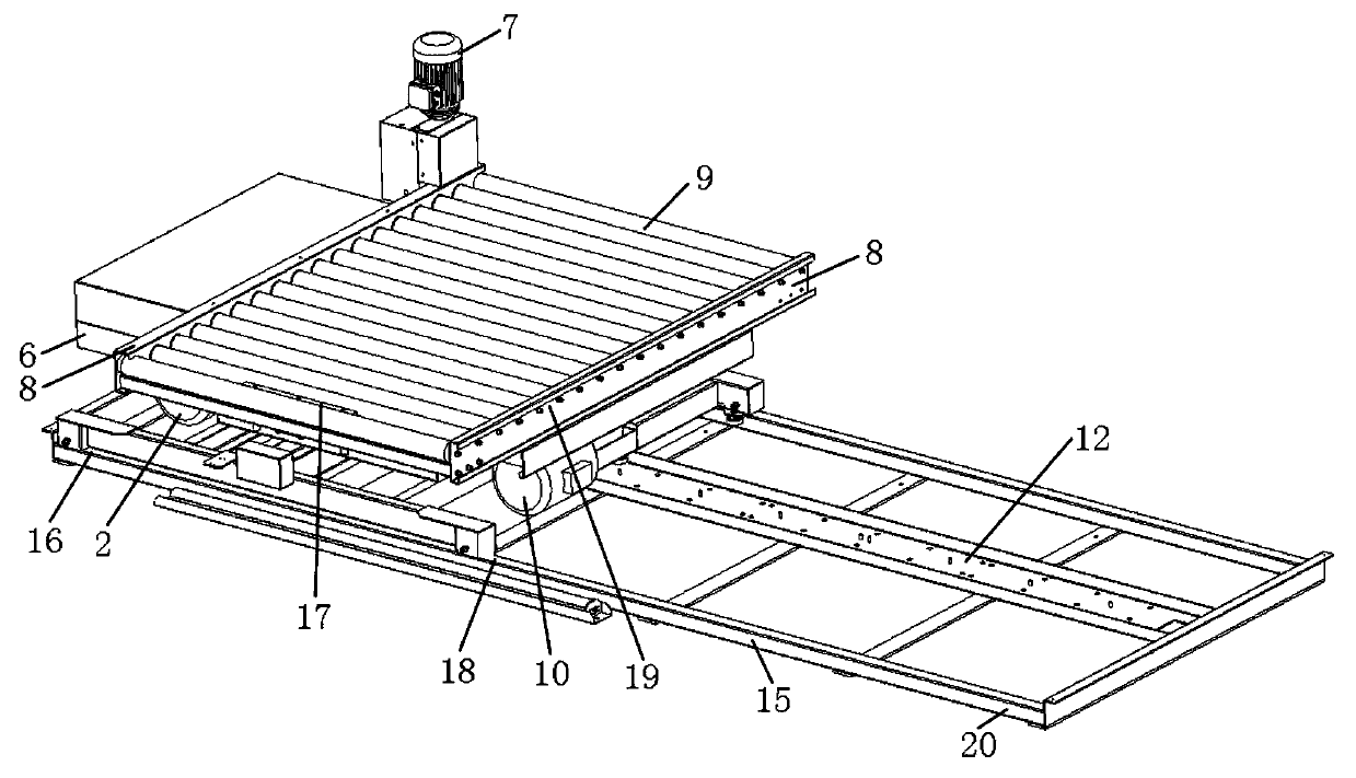 Horizontal rotating and transplanting mechanism