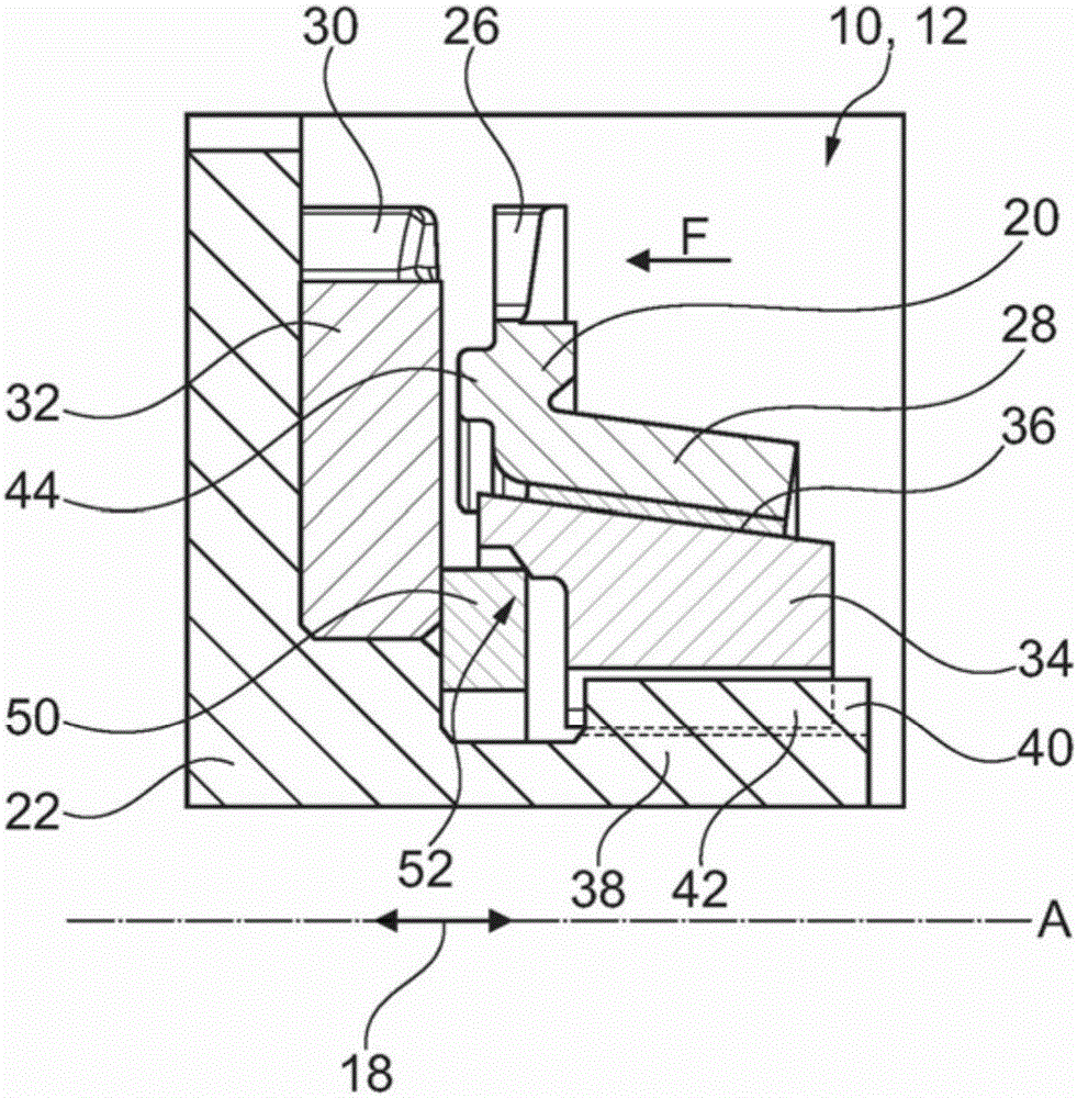 Locking synchronizing module of shift transmission, as well as method for shifting shift transmission with lock synchronizing module