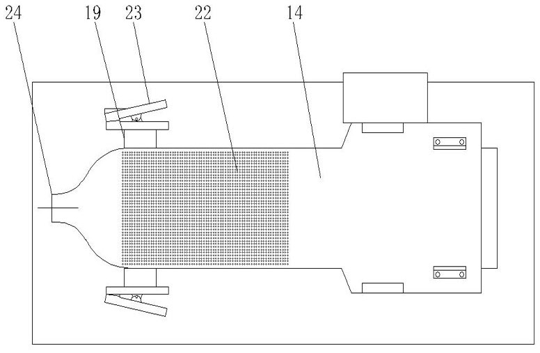 Thermal transfer printing device for breathable pattern on clothing surface and thermal transfer printing processing method thereof