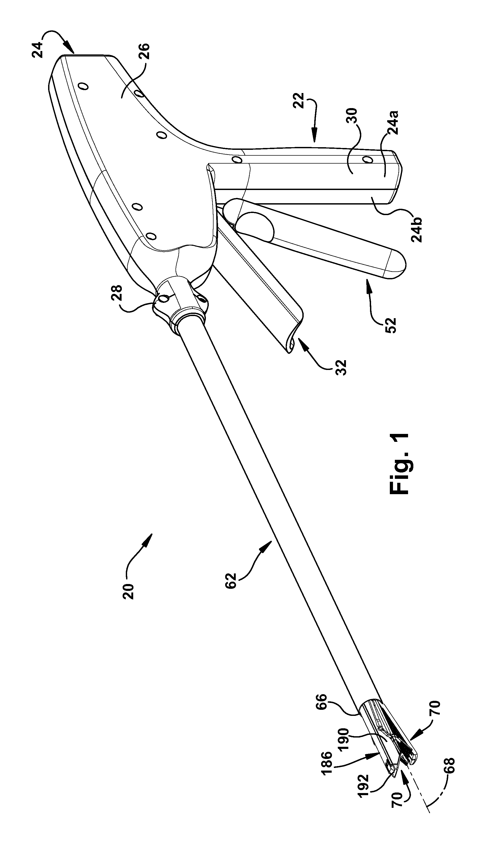 Endoscopic stapler