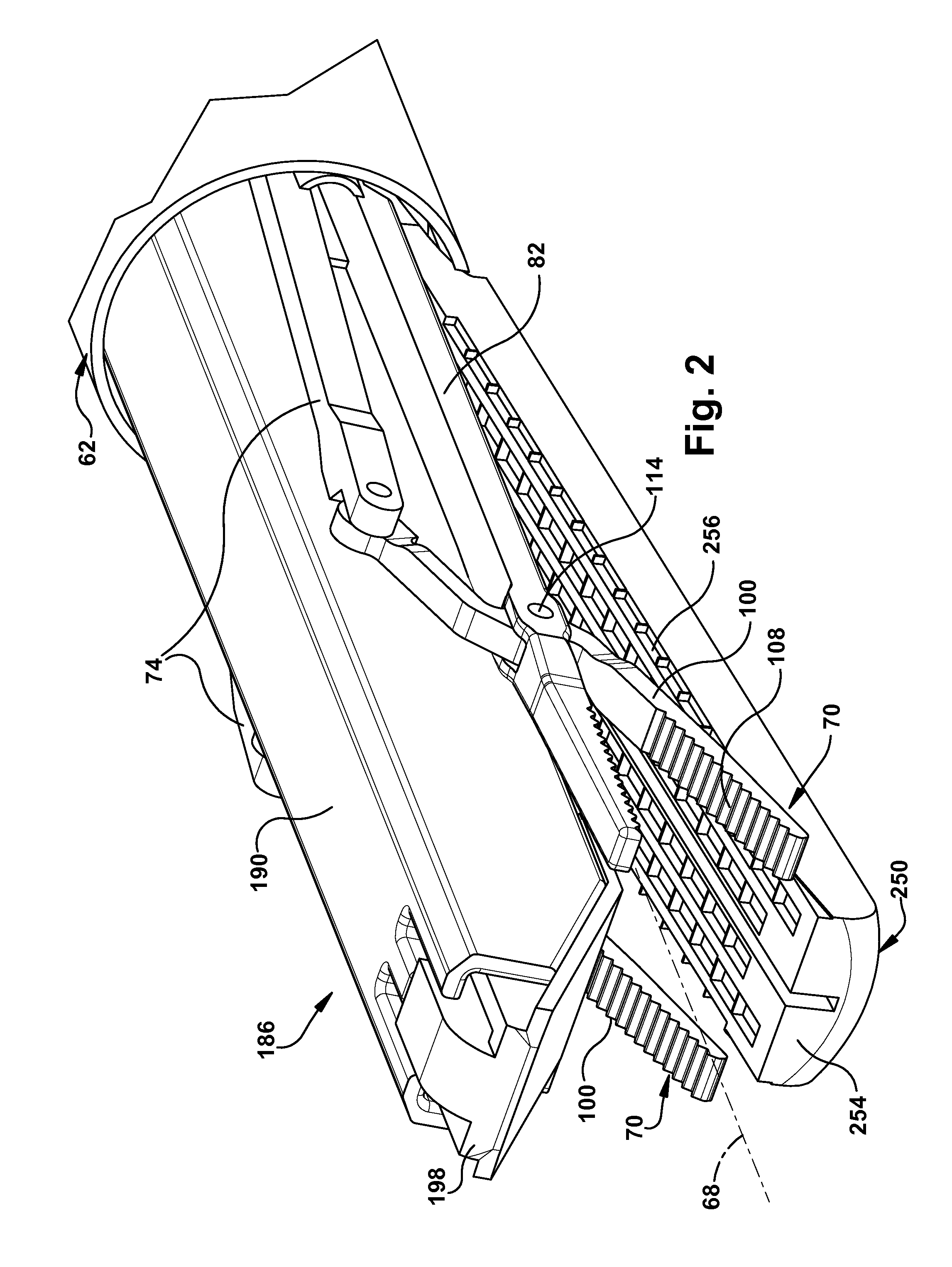 Endoscopic stapler