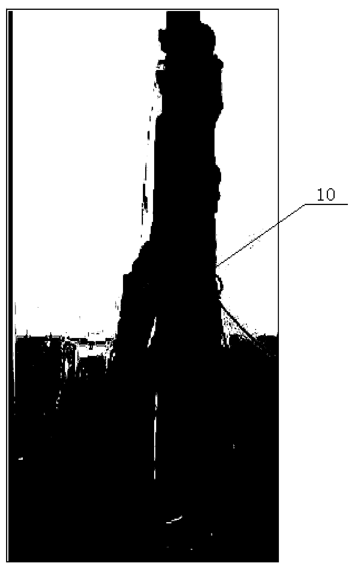 Stone excavation method based on mine hammer