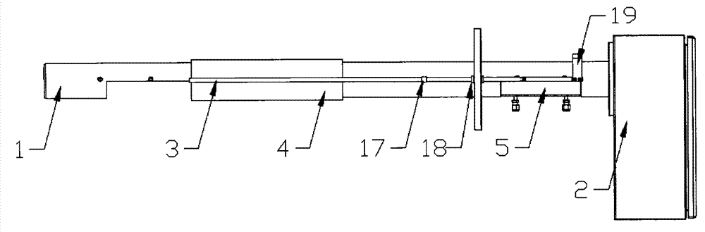 Normal position zero gas back-blowing type CEMS (continuous emission monitoring system) probe on-line calibration method and device