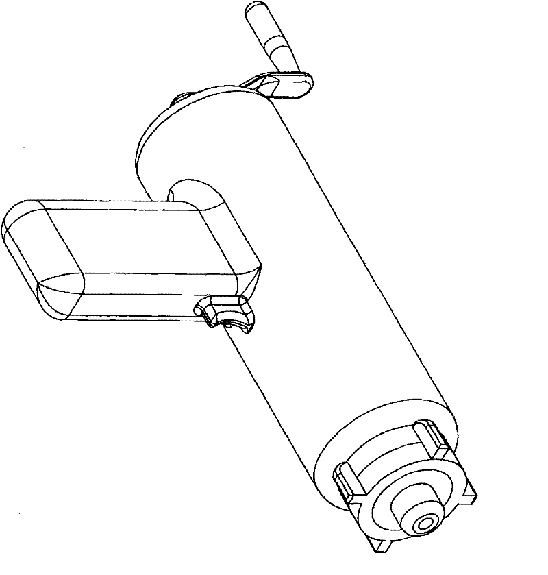 Double-cross-surface laser-directional minimally-invasive cranial drill