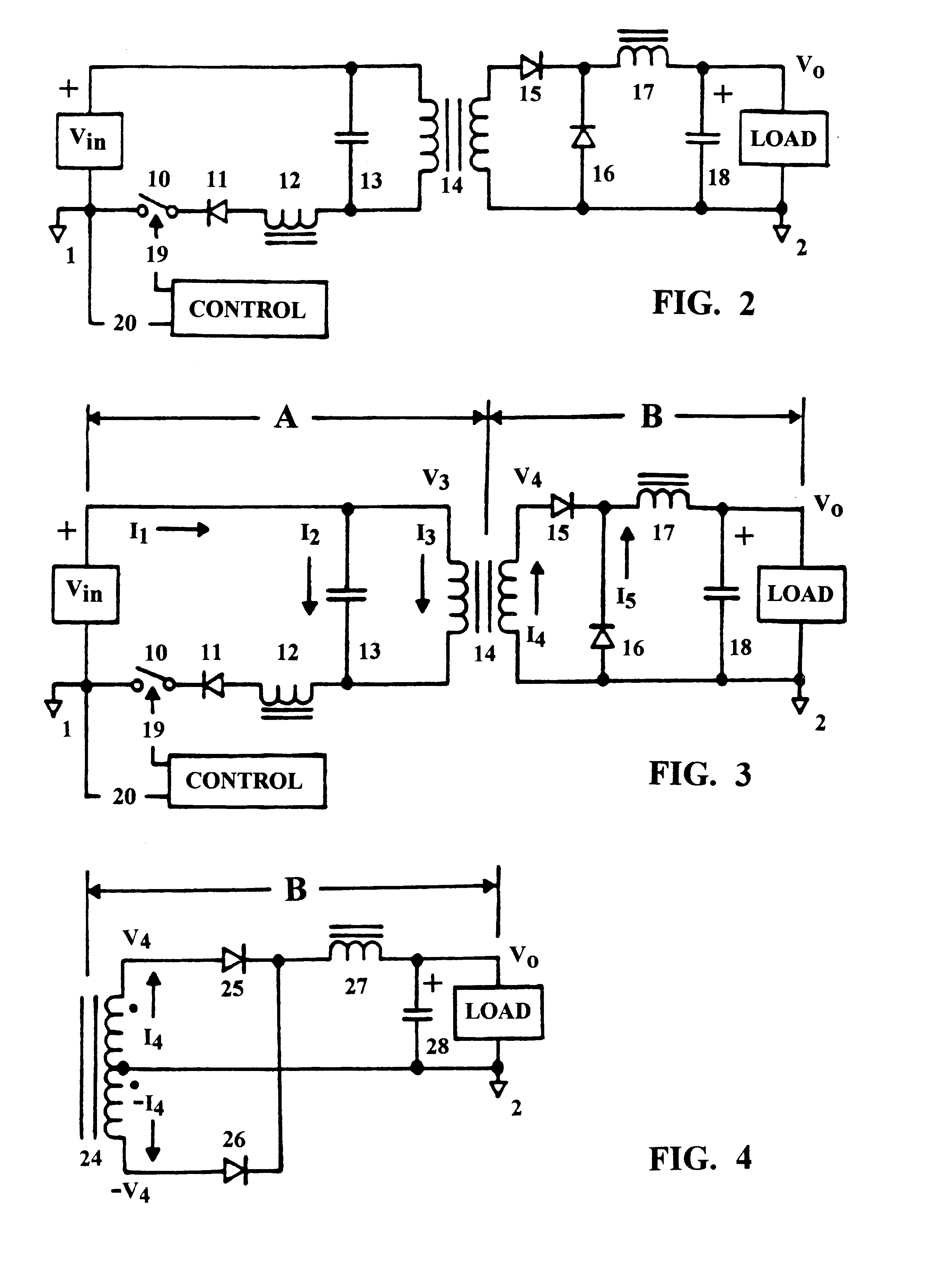 Resonant power converter with primary-side tuning and zero-current switching