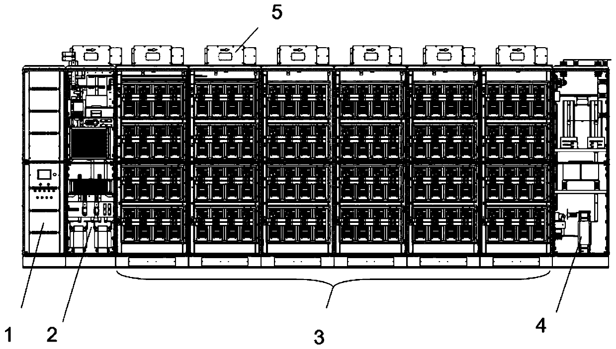 Indoor electric energy router structure