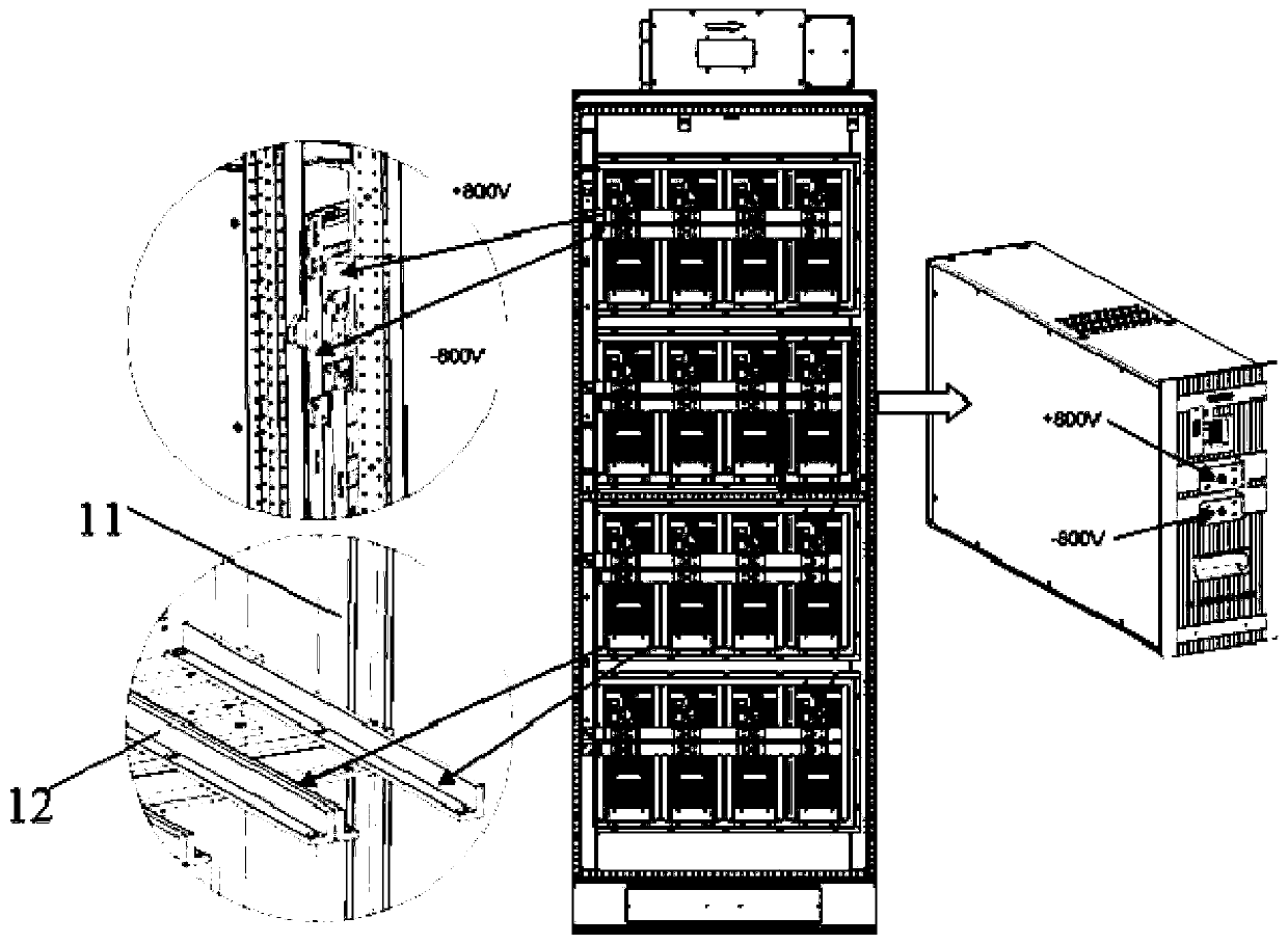 Indoor electric energy router structure