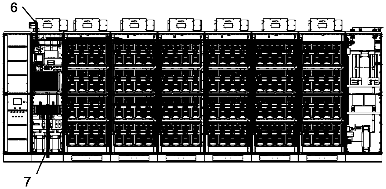 Indoor electric energy router structure