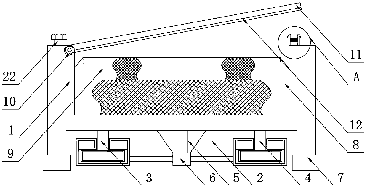 Placing device for computer CPU