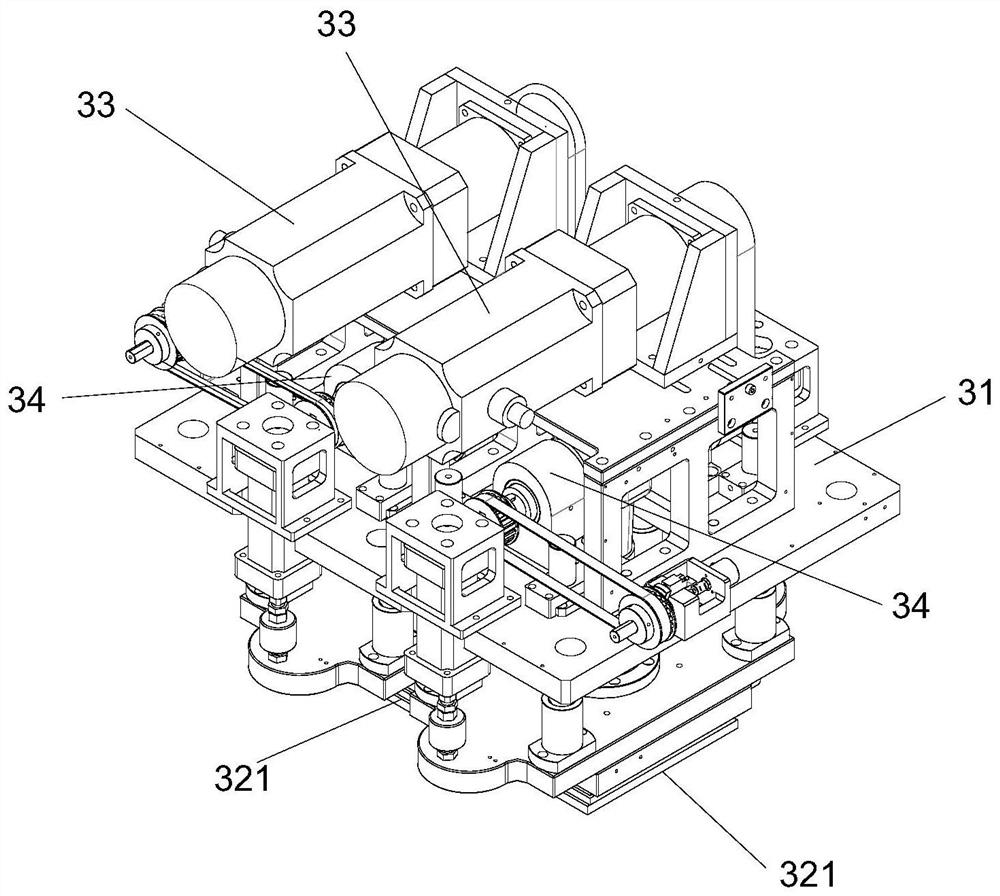 Coil stock dual-pressure automatic punching all-in-one machine