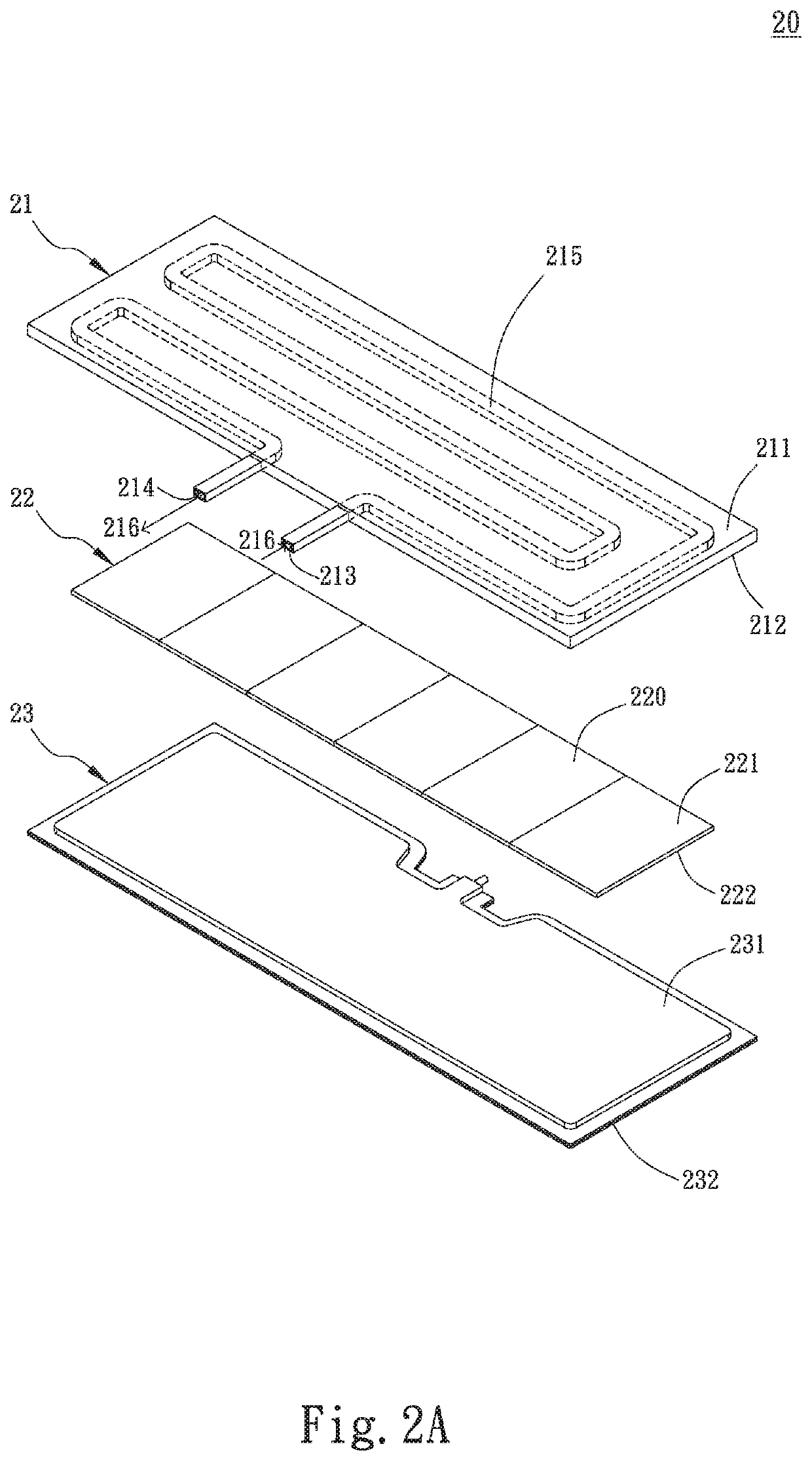 Composite water-cooling radiator structure