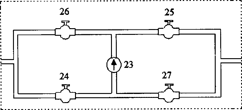 Heat-pump water heater with dual water tanks and heating method thereof