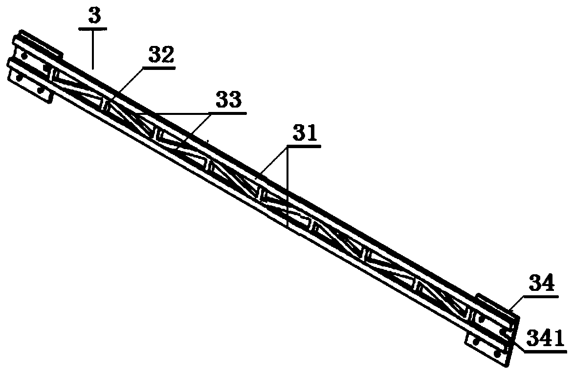 Walking small electric hoister suitable for transferring materials between reverse building method floors