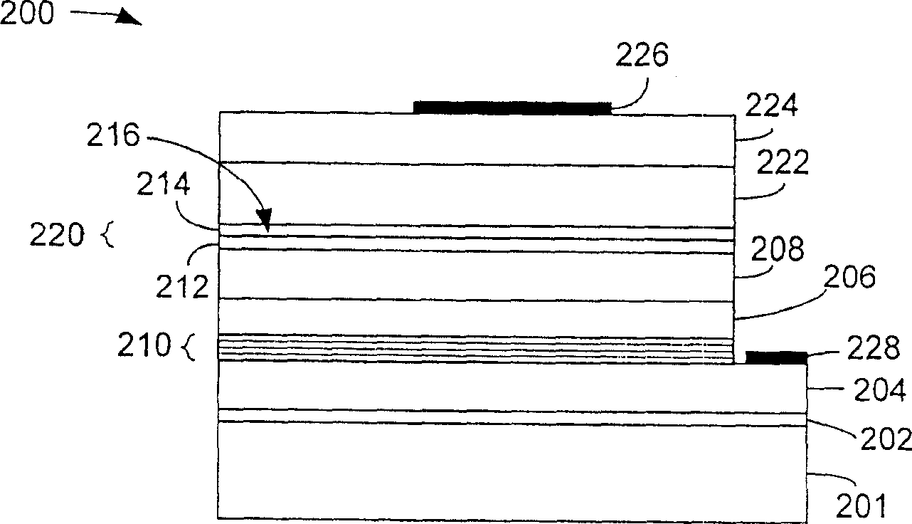 Structures for reducing operating voltage in a semiconductor device