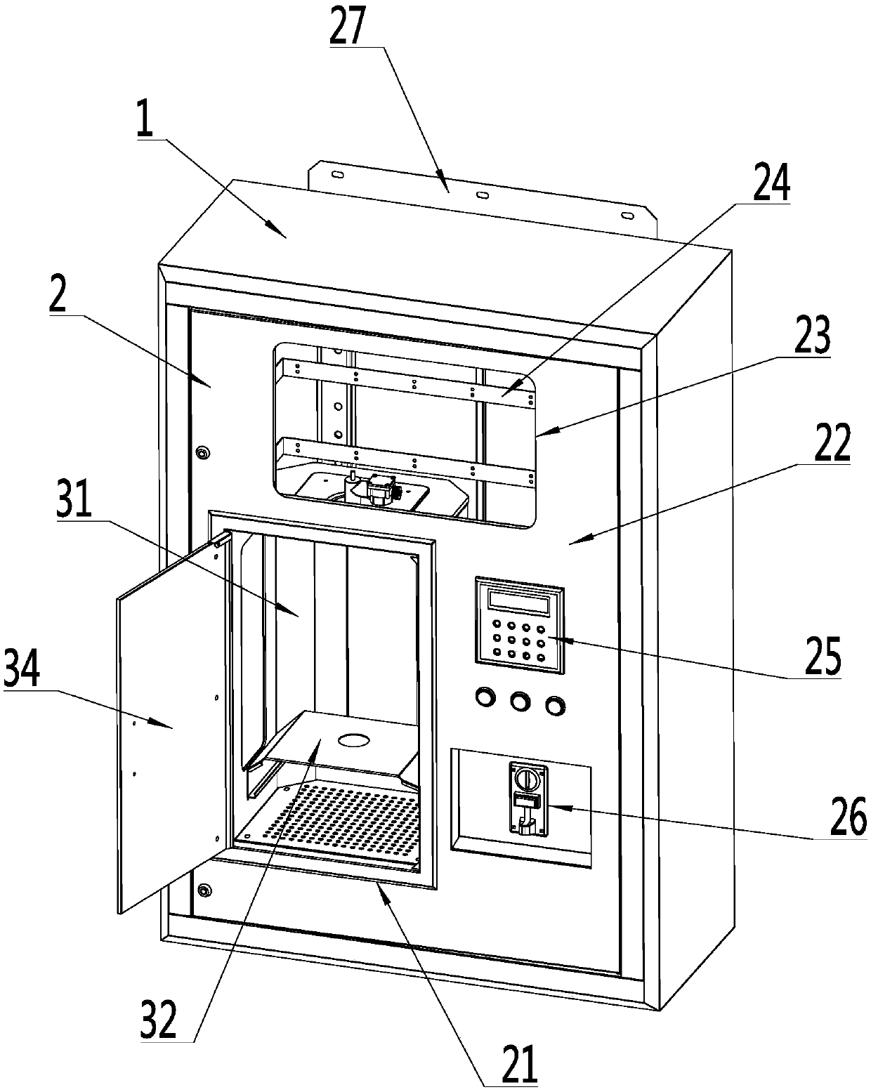 Novel water selling machine