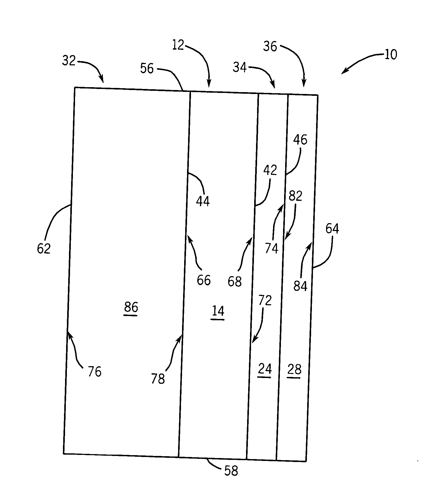 Photoluminescent wall marker and method of making