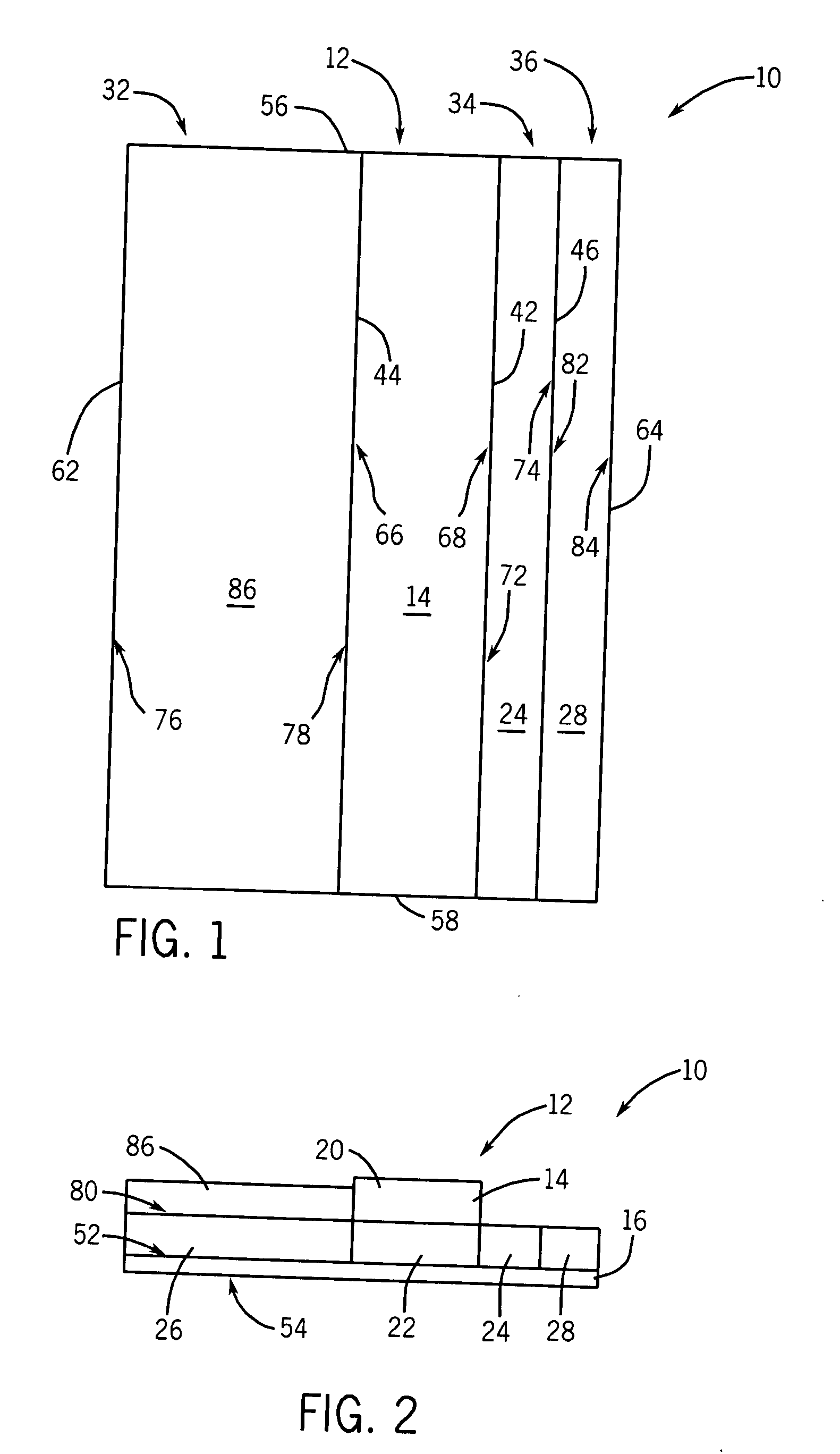 Photoluminescent wall marker and method of making