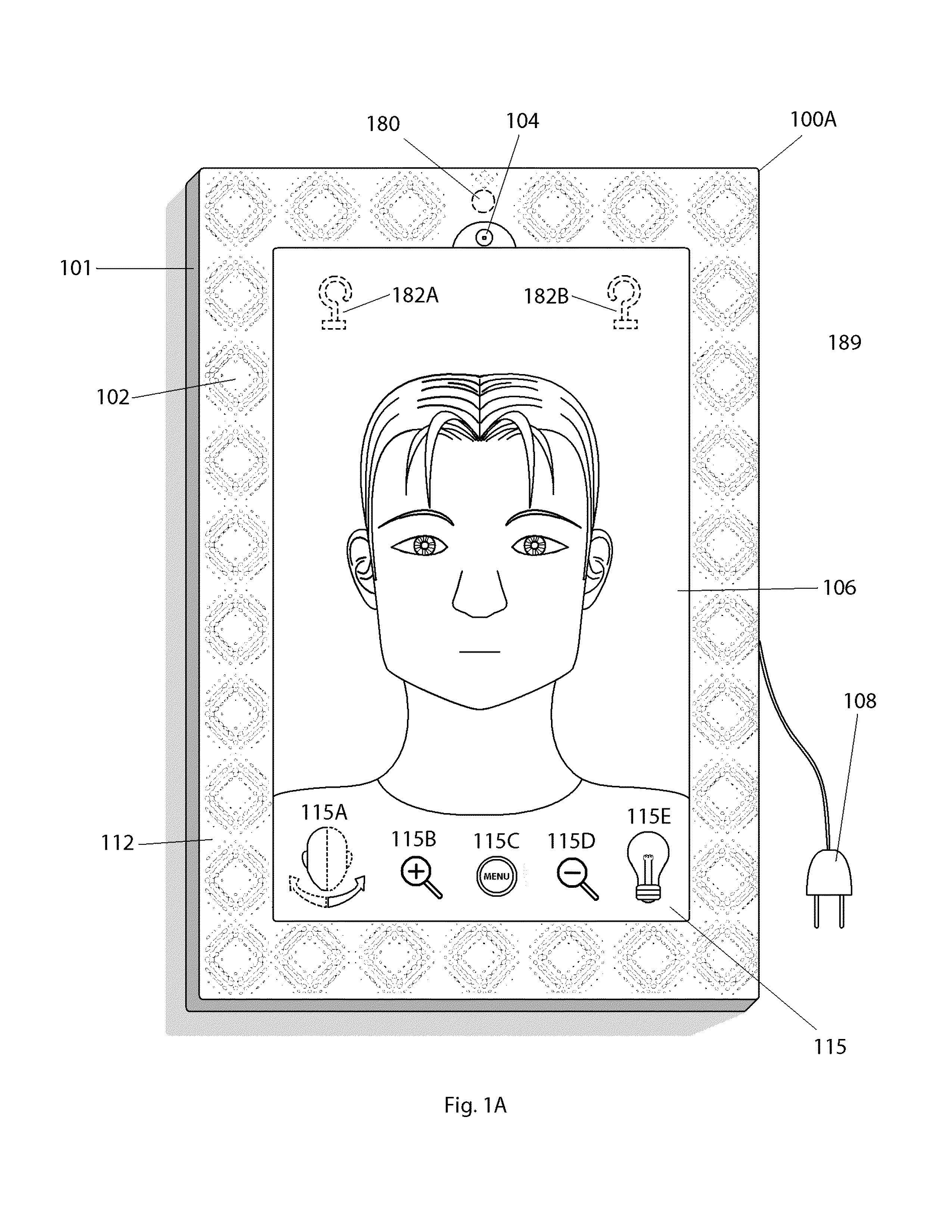 Methods and apparatus for user selectable digital mirror