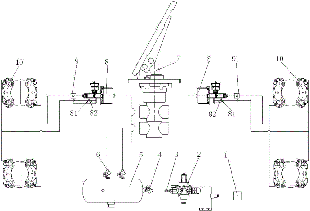 Vehicle hydraulic braking system