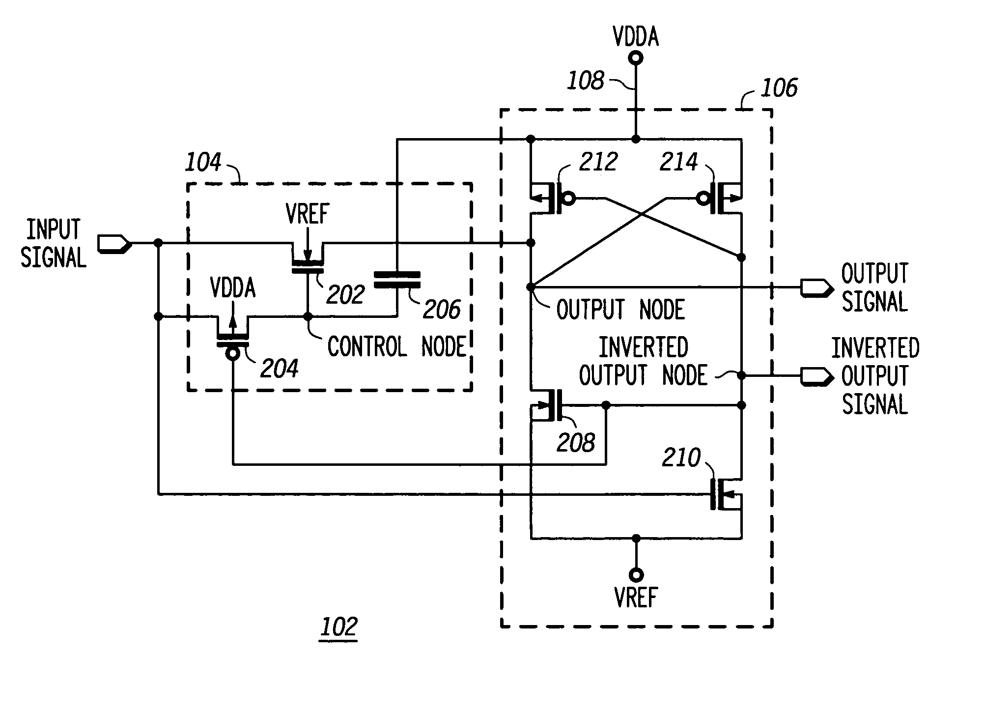 Single supply level shifter