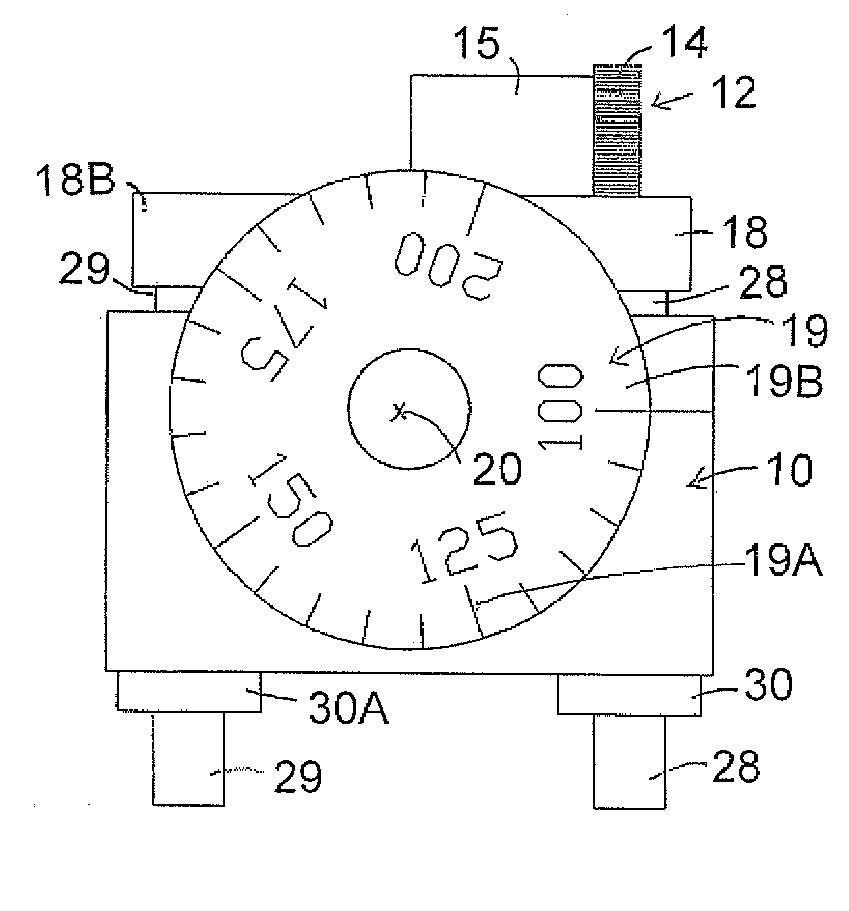 Adjustable Rear Iron Sight for a Fire Arm