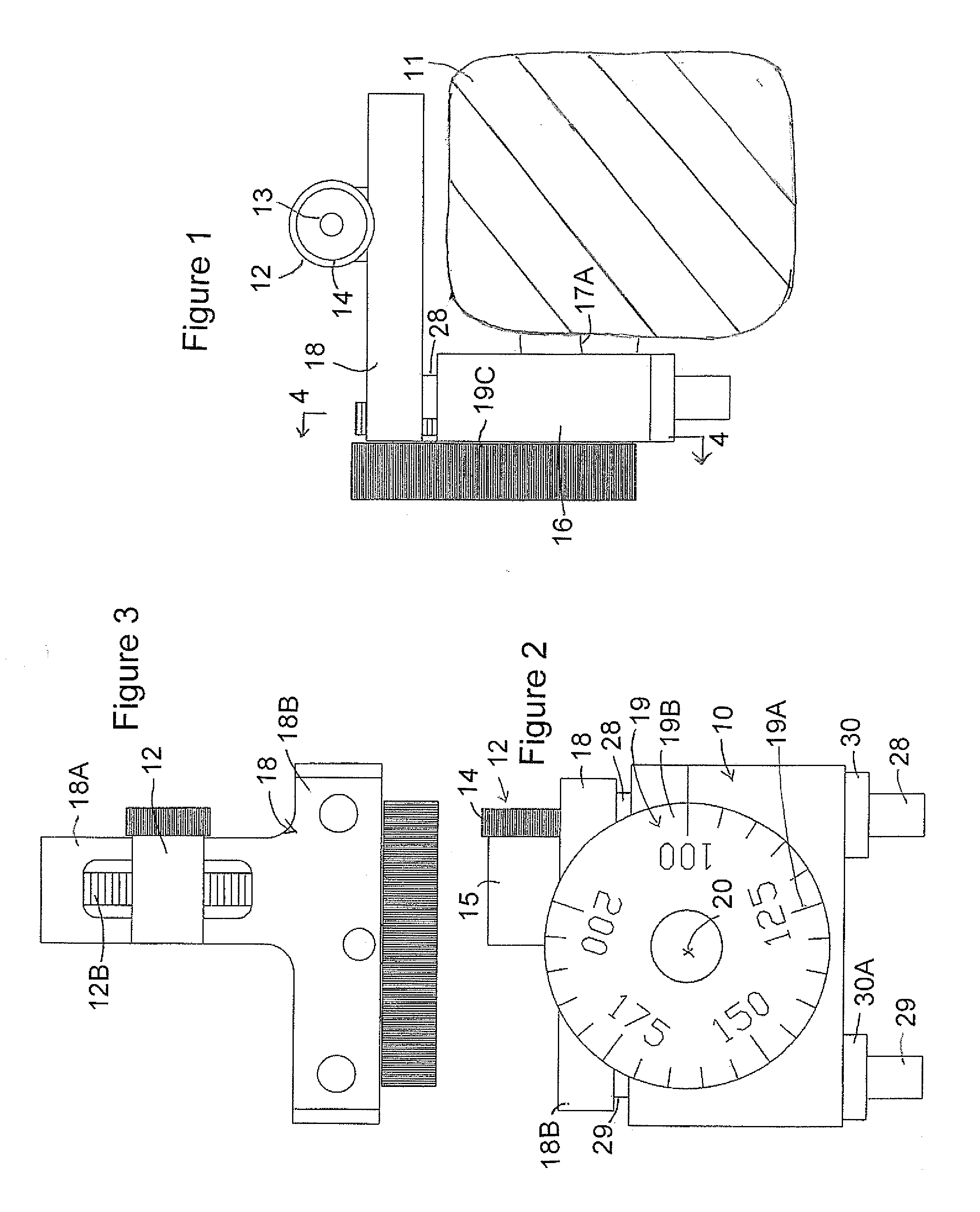 Adjustable Rear Iron Sight for a Fire Arm