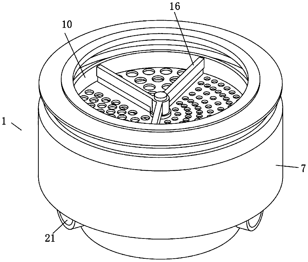 Grading beneficiation device for mining ore extraction