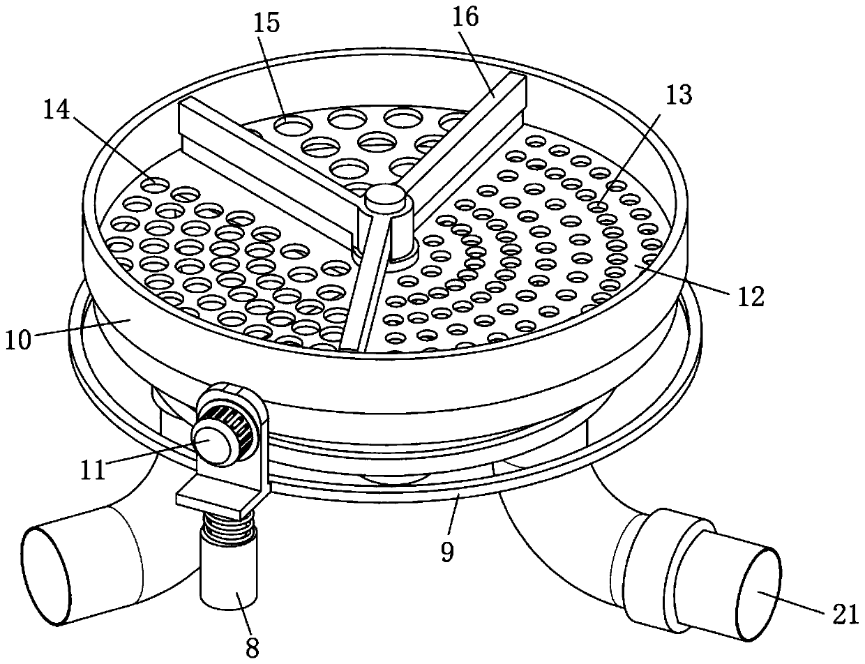 Grading beneficiation device for mining ore extraction